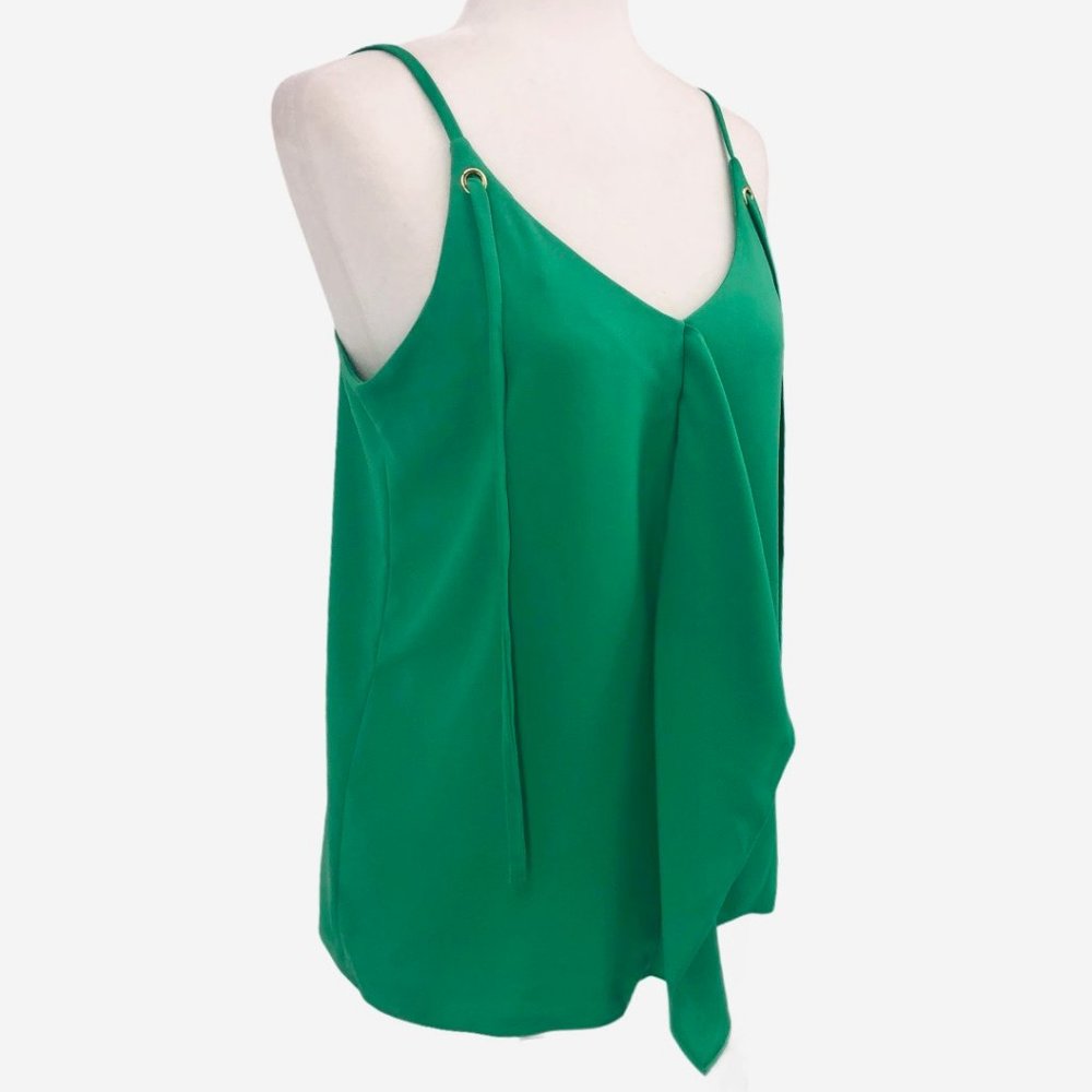 Bar III Sleeveless Draped Ruffle Tank Top - Picture 4 of 13